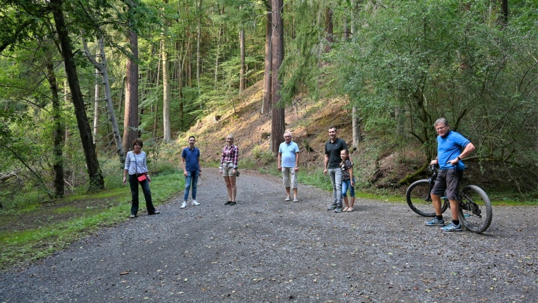 „CDU vor Ort“ – im Stadtwald Albshausen „CDU vor Ort“ – im Stadtwald Albshausen