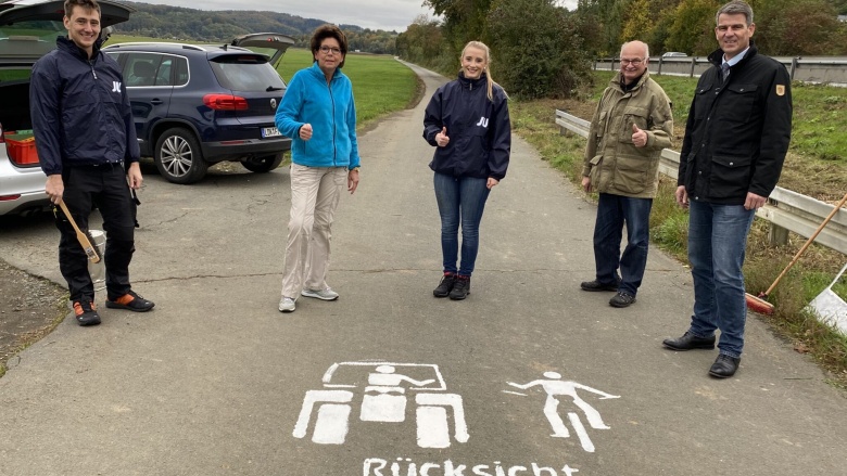 v.l.n.r.: Maximillian Wolf, Heike Ahrens-Dietz, Lisa Schäfer, Martin Dietz, Frank Inderthal v.l.n.r.: Maximillian Wolf, Heike Ahrens-Dietz, Lisa Schäfer, Martin Dietz, Frank Inderthal